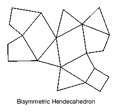Net of bisymmetric hendecahedron